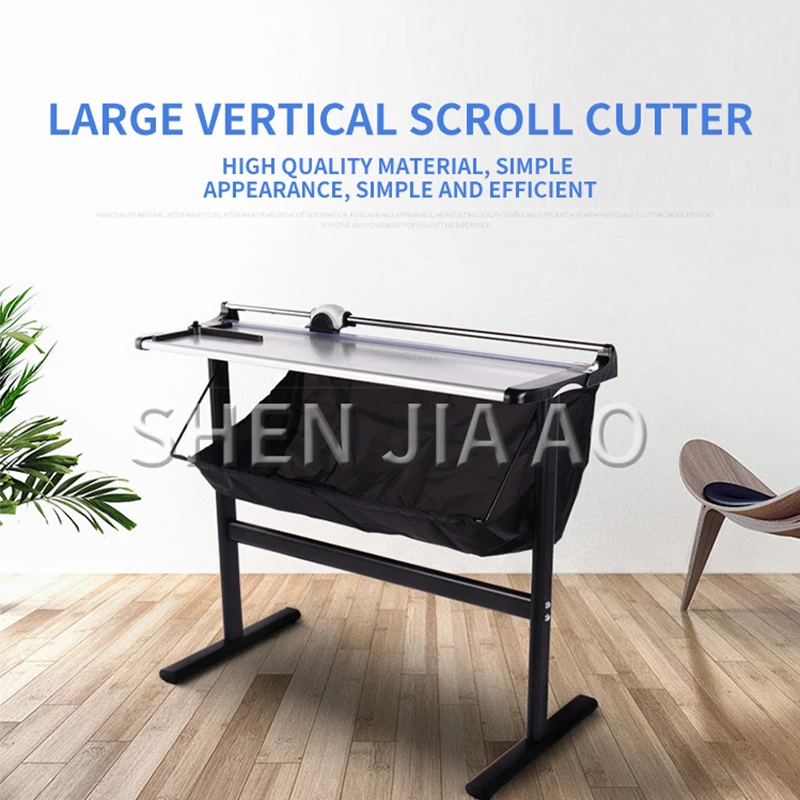 A6-A0 size 1300mm manual paper cutter vertical scroll cutter/ vertical paper cutter /office A4 cutting machine /vertical bracket