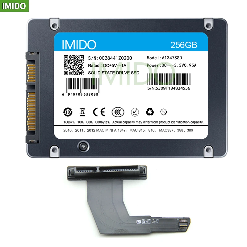 Disco rígido externo SSD para Mac, 1TB, Mini A1347, Plus Converter, Tool, 128GB Sata, 2010-2012