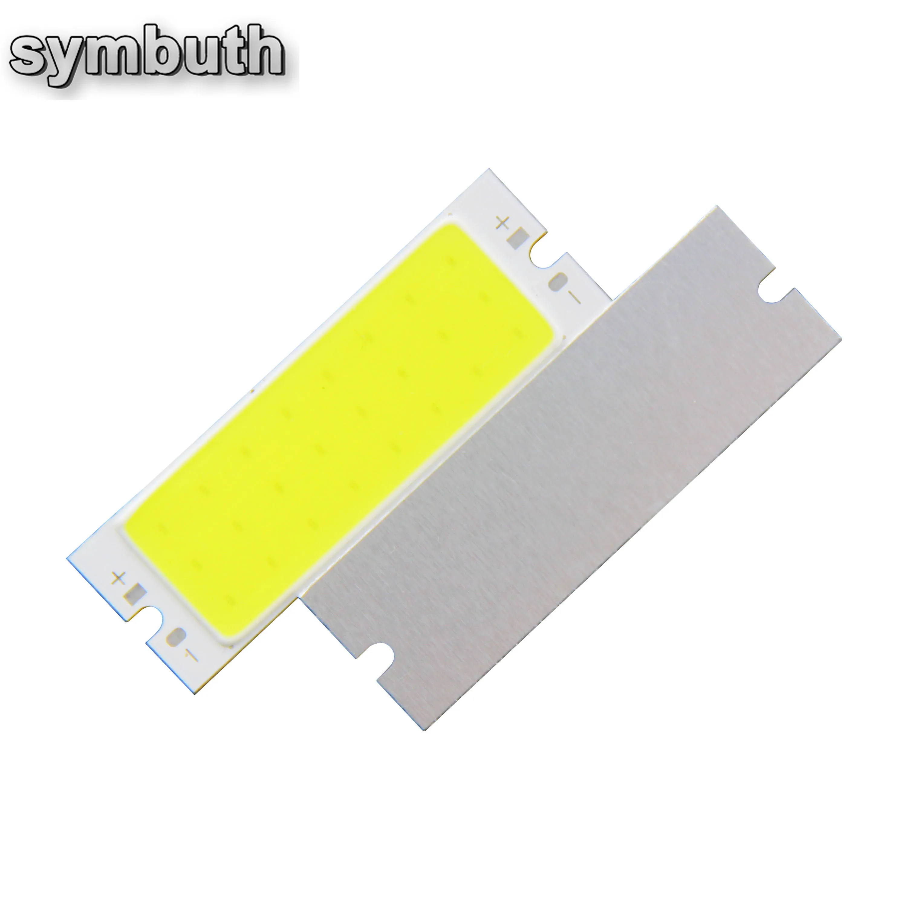 7W 12V DC Input COB LED Light Source 62x20mm Chip on Board Cold White Color for Work Lamp Automotive Bulb