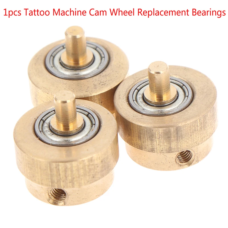 

New 1pcs Practical Rotary Tattoo Machine Cam Wheel Cam Bronze Replacement Bearings Parts Accessories