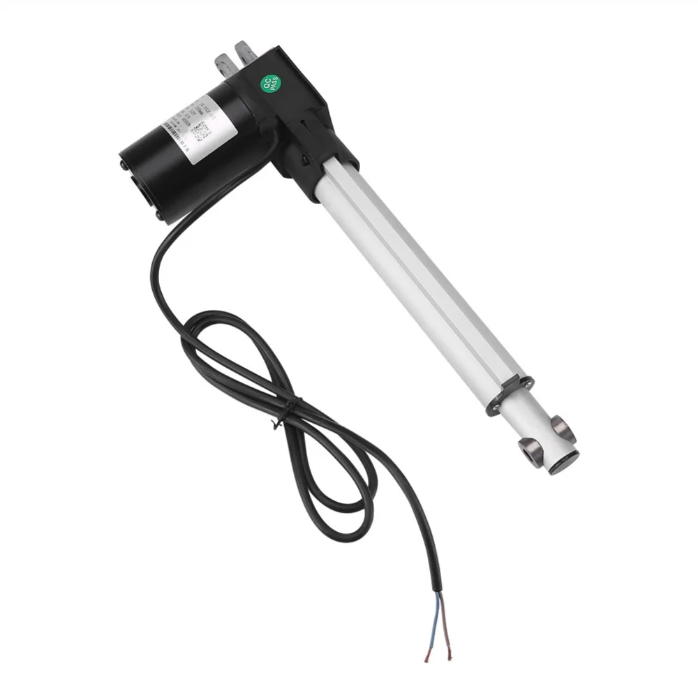 6000N DC Linear Actuator 12V 24V Telescopic Rod Stroke 30/50/100mm Electric Motor Lineal Actudor Lift Window Opener Lifter Bed