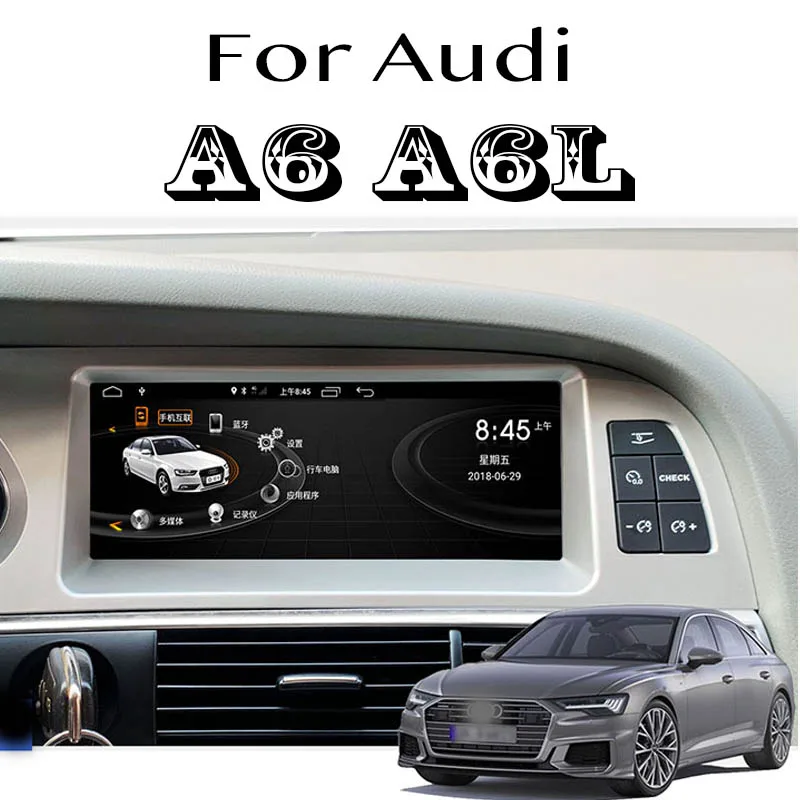 

Car Stereo Audio Accessories Navigation GPS Navi Radio CarpPlay Embedded 8.8 INCH Screen For Audi A6 RS6 4F C6 MMi 360 Bird View