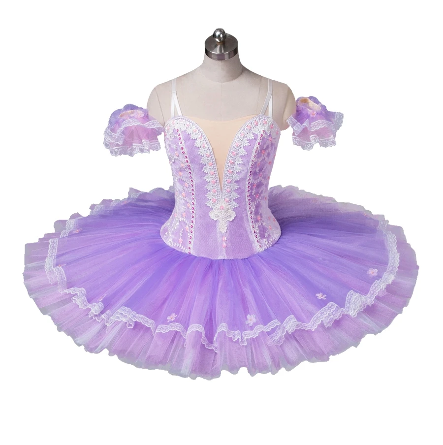 Purple/Lilac Professional Ballet Tutu Women Nutcracker Tutus Adult Classical Ballet pancake pattern Tutu 7 layers 