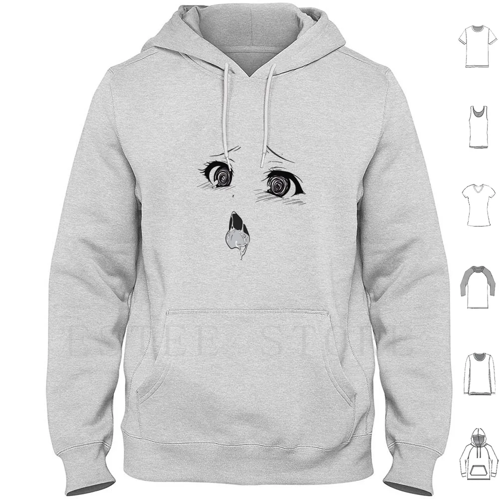 

Аниме Aheago Face Толстовки с длинным рукавом Anime Face Manga Cute Weeb