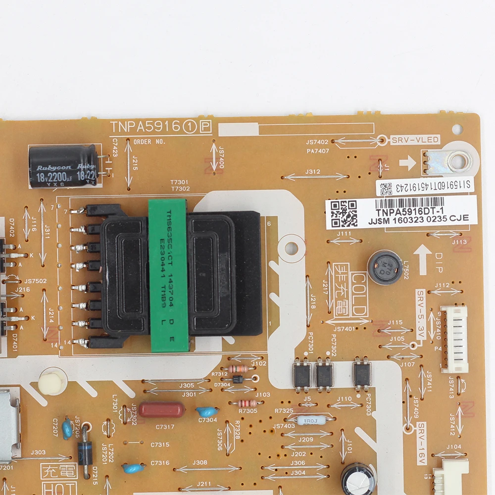 TNPA5916แหล่งจ่ายไฟ1P บอร์ดสำหรับทีวีต้นฉบับ TH-50A400C TH-42A400C TH-42AS600C บอร์ดแหล่งจ่ายไฟ