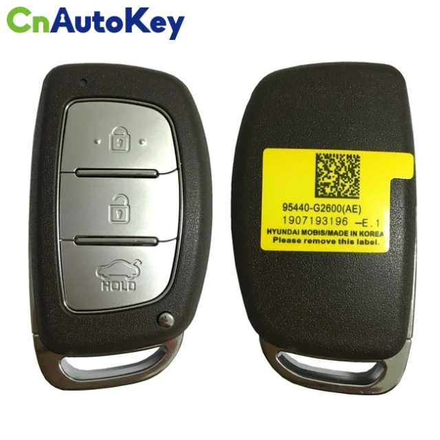 Cn020133 original e aftermarket para hyundai ioniq chave inteligente remoto 3 botões 433mhz número da peça 95440-g2600