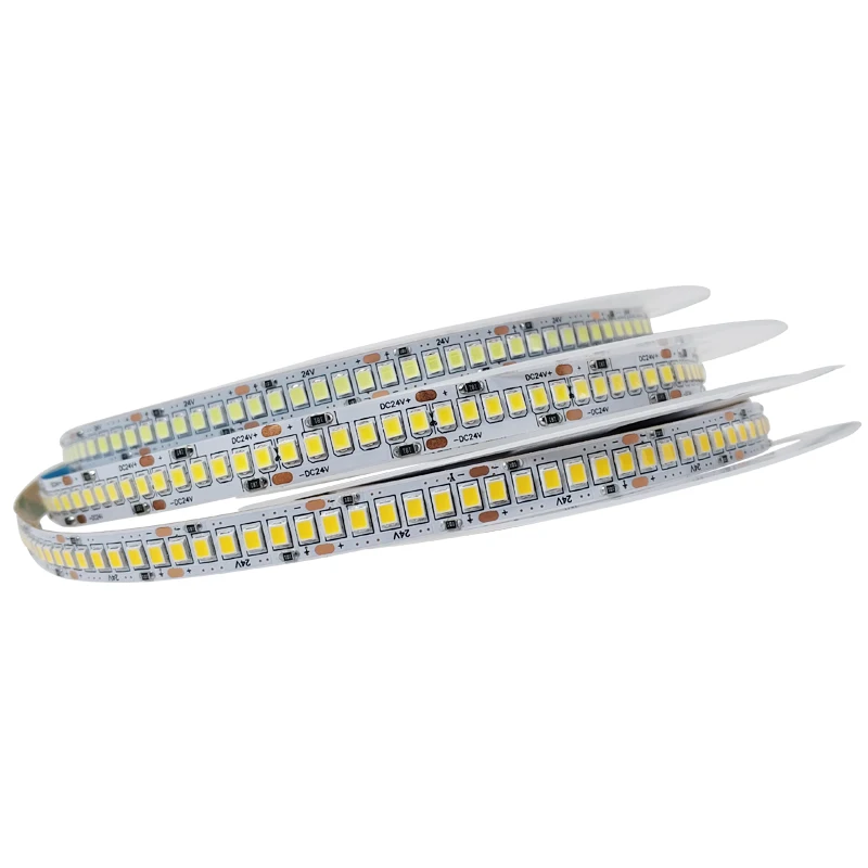 DC 5V 12V 24V SMD 2835 RGB Led Strip Light 5m White LED Strip Tape Waterproof Lamp Light Strips Kitchen Home Decor TV Ledstrip