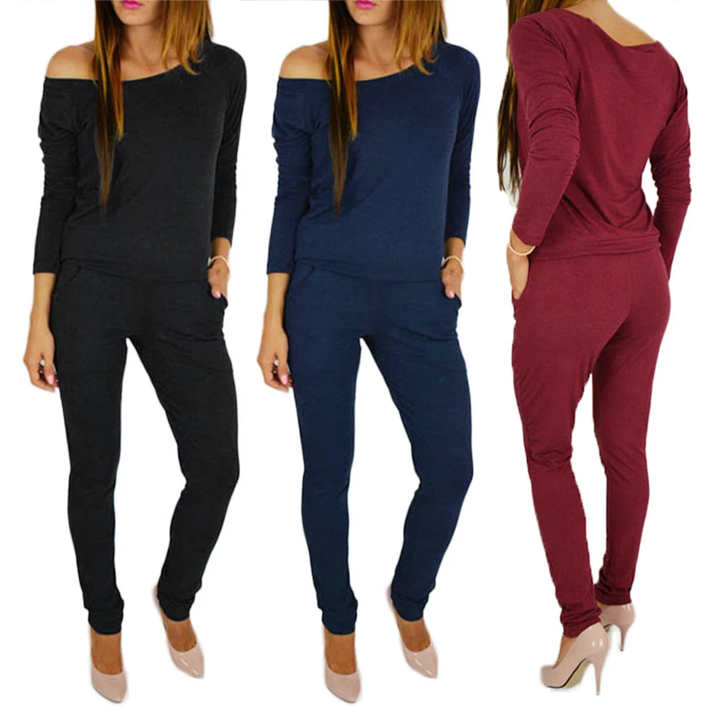 Soft Knitted Suits warm sweater suit Women\'s Twist knitting turtleneck sweater top and pants Loose Style tracksuit ropa