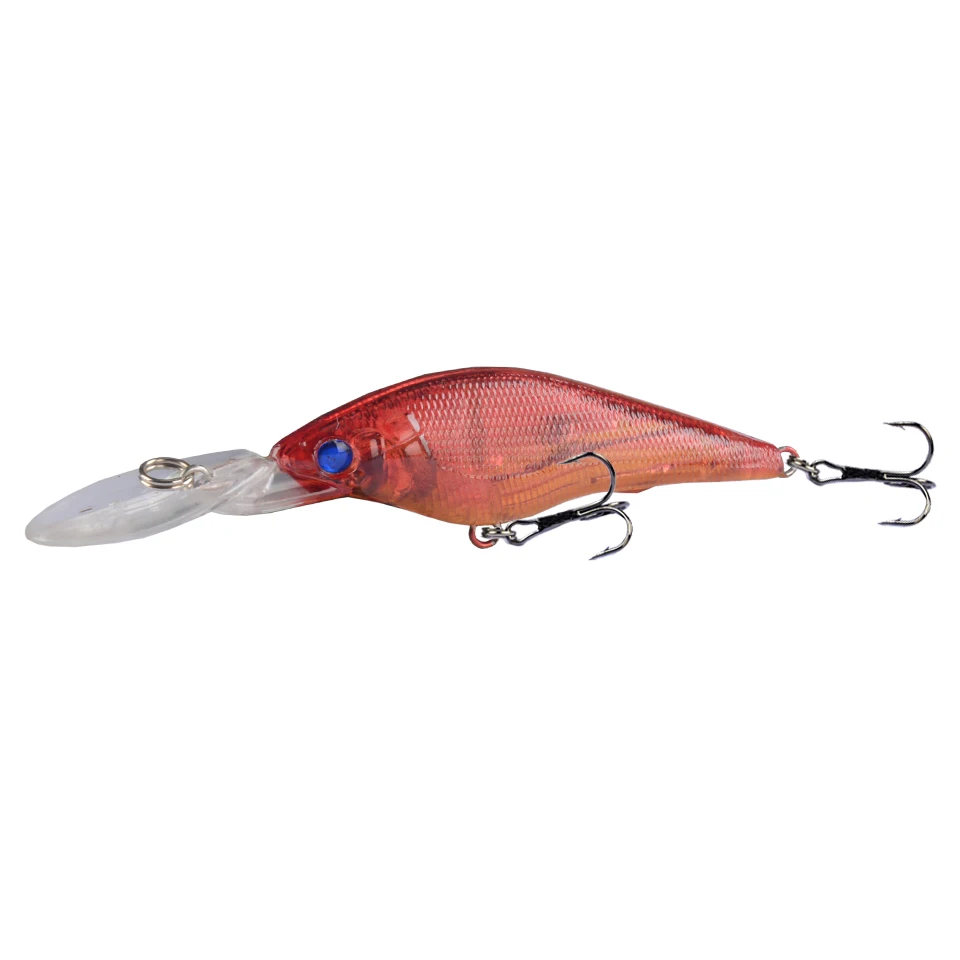 Hot Sale New Arrival 1PCS Hard Minnow Fishing Lures 3D Eyes Crankbaits 9cm/6.6g Wobblers Japan Treble Hooks Swimbait