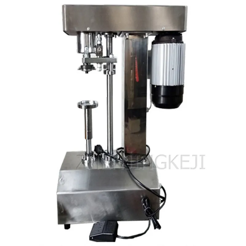 220V/110V Commercial Sealing Machine Drink Easy Pull Can Stainless Steel Automatic Seal Mouth Equipment Multi-Purpose Desktop