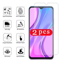 2Pcs tempered glass for xiaomi redmi 8 8A note 8 8T 9S 9 pro MAX 9A 9C 10X pro protective film phone screen protector on glass