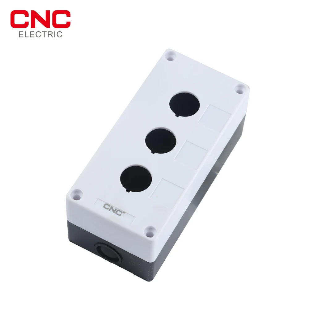 CNC Waterproof button box switch control box 123 hole industrial switch indicator box Emergency Stop Push Button Switch Box 22mm