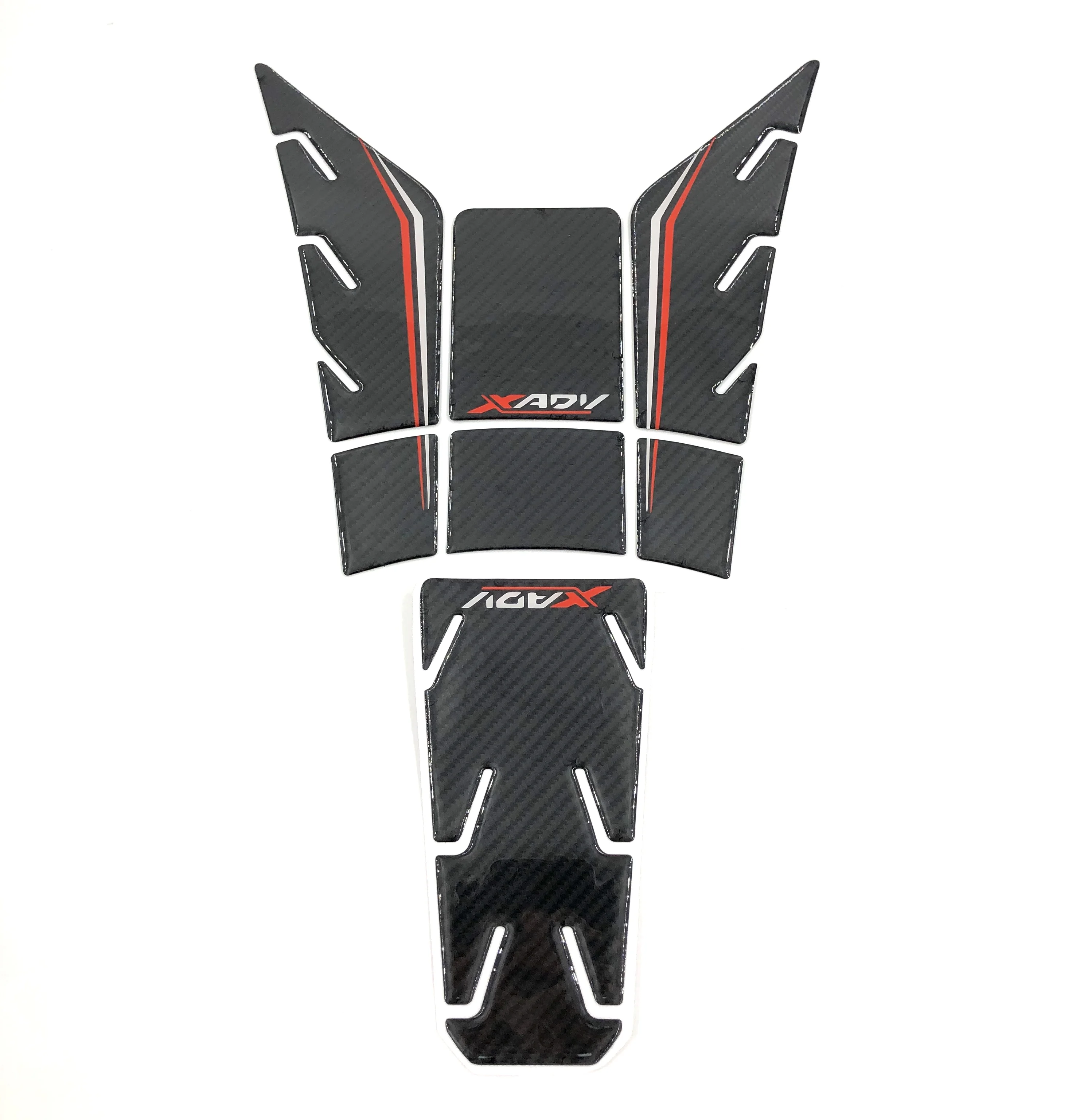 Motorcycle 3D Carbon fiber Tank Pad Decal Protector sticker Fit For Honda XADV X-ADV x-adv x adv 750 tank stickers