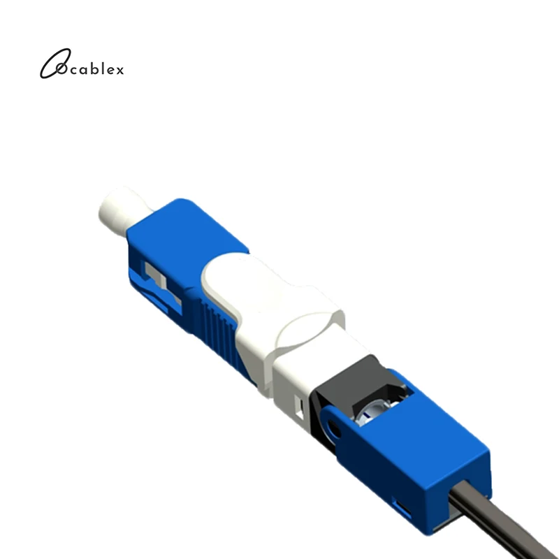 Voor Gratis Verzending 50, 100 Stks/partij Ftth Esc250d Sc Apc En Sc Upc Single-Mode Fiber Optic Quick Connector Ftth Sm Optic Snel