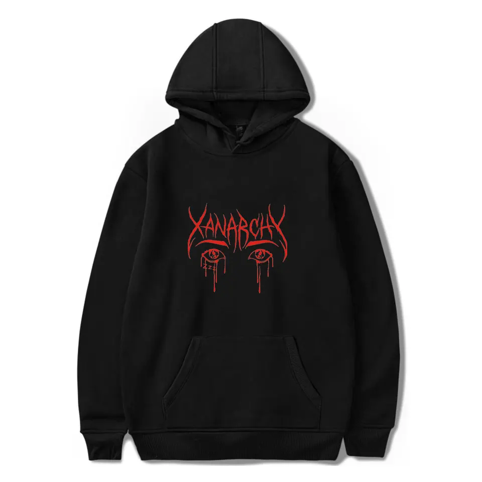 

Lil xan Xanarchy Hoodies men Sweatshirts Winter Hip Hop womens Hooded Long Sleeve Sweatshirt Fashion Harajuku Coat Oversized