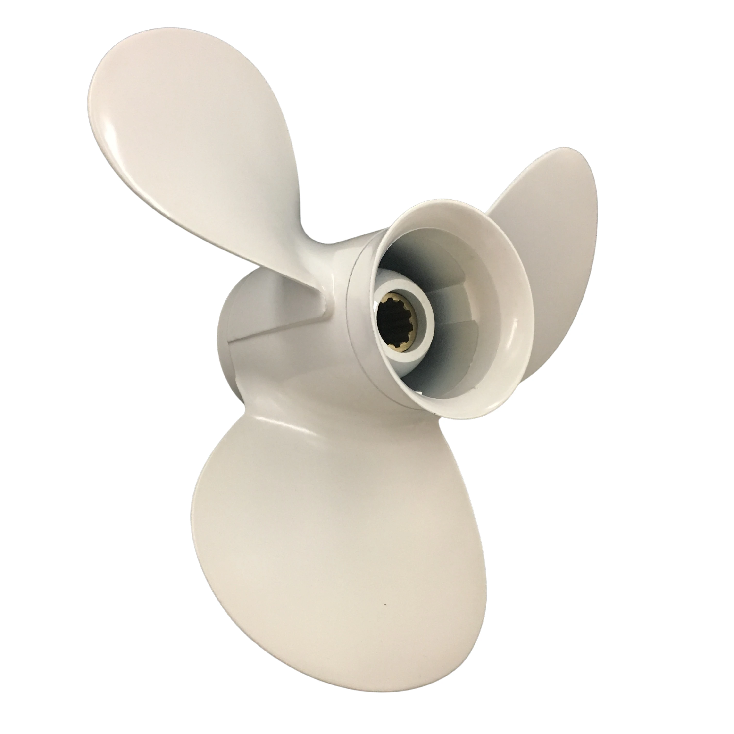 

Boat Propeller Suit For Yamaha 9 7/8X9 Aluminum Prop 25-30HP 3 Blade 10 Tooth Rh Oem No: 664-45941-01-El