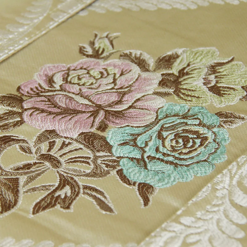 BEI-Classical European Luxury Jacquard Table Runner, Embroidered, Elegant, Modern Home Decoration, Dinner Mats, Tea