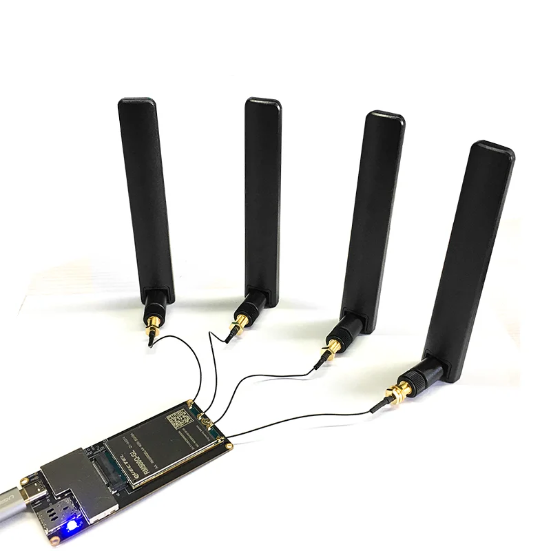 1set High gain 5dbi 5G antenna Omnidirectional with SMA to IPEX 4 pigtail Used for RM500Q-GL SIMCOM SIM8200EA-M2 5G module