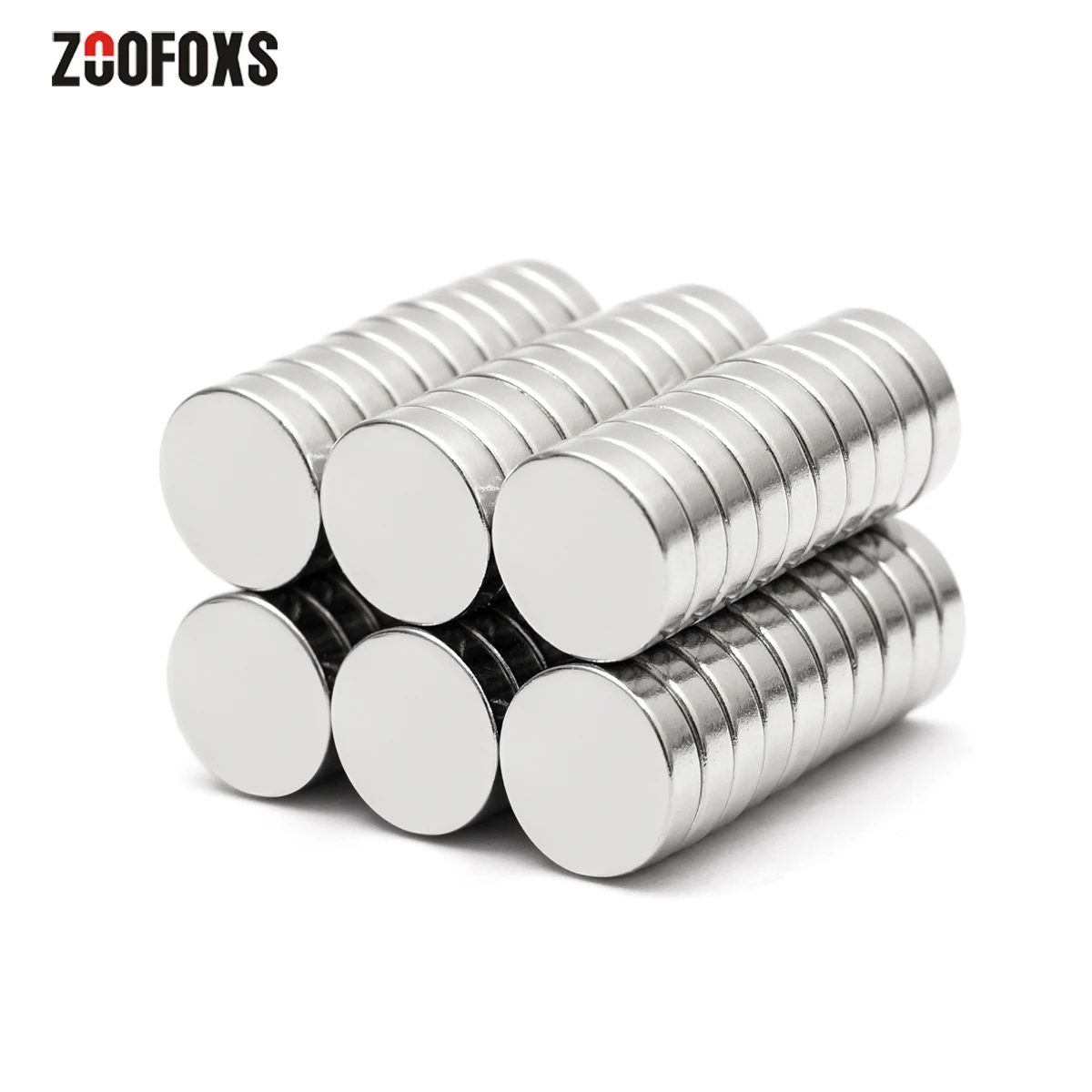 ZOOFOXS 10x1 10x1.5 10x2 10x3 10x4 10x5 10x6 10x10 10x15 10x20mm Small Round Neodymium Magnets Rare Earth Fridge Magnetic Sheets