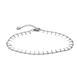 New 304 Stainless Steel Anklets For Women Ankle Bracelet On the Leg Summer Beach Foot Jewelry Gift 23cm(9