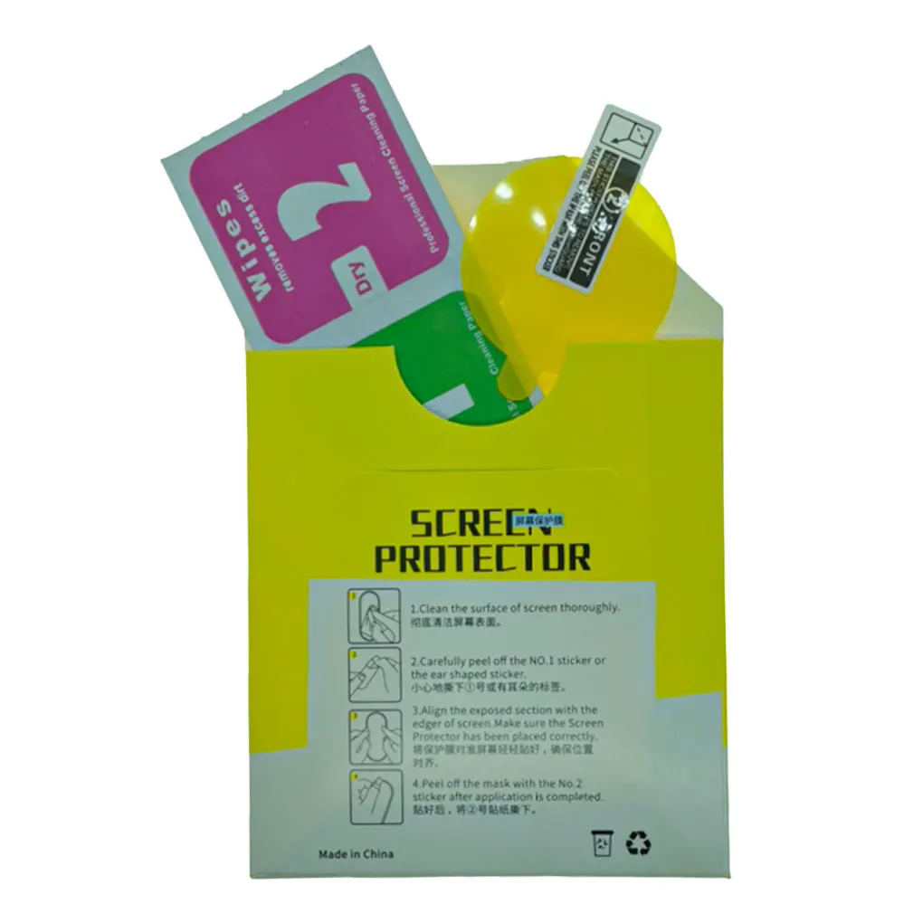 5pcs set Film Clear Adhesive TPU Screen Protector HD Tracker Screen Cover Replacement for AirTag