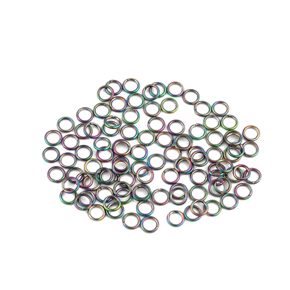 100 stücke 3-10mm Edelstahl Offene Binderinge Split Ringe Link Schleife Für DIY Schmuck Machen Erkenntnisse stecker Großhandel – Detail 13