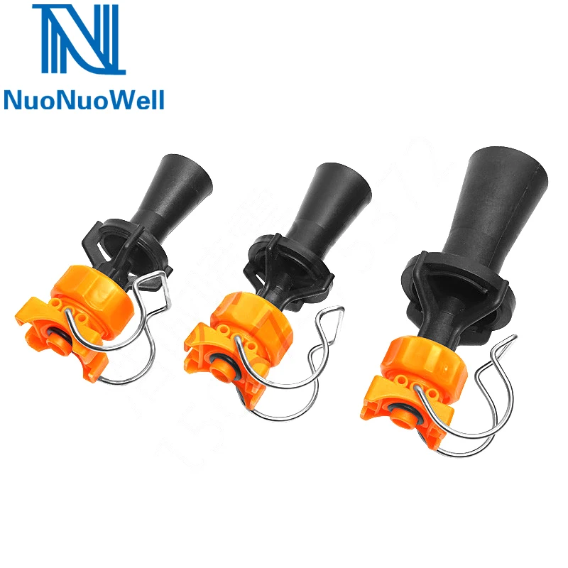 

5Pcs Pipe Clip Eductor Nozzle Flow Mix For Plating Tanks Electrophoresis Tube Clamp Venturi Jet Nozzles 1/4" 3/8" 1/2"