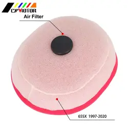 Motorcycle 2020 NEW Dual Foam Layer Sponge Air Cleaner Filter For KTM 65SX SX 65 1997-2017 2018 2019 JFG