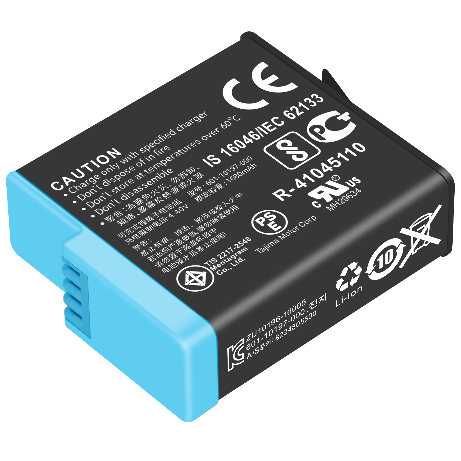 1680mAh bohater 8 7 baterii lub 3 gniazdo obudowa ładowarki dla Gopro Hero 8 7 Hero 6 Hero 5