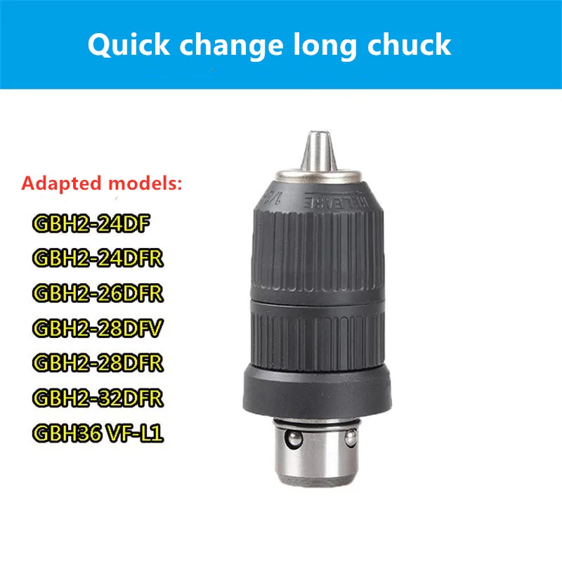 Điện Máy Khoan Búa Nhanh Chóng Thay Đổi Trục Thích Hợp Cho Bosch GBH2-26DFR 2-28DFV 4-32DFR Điện Máy Khoan Búa Chuck Phụ Kiện