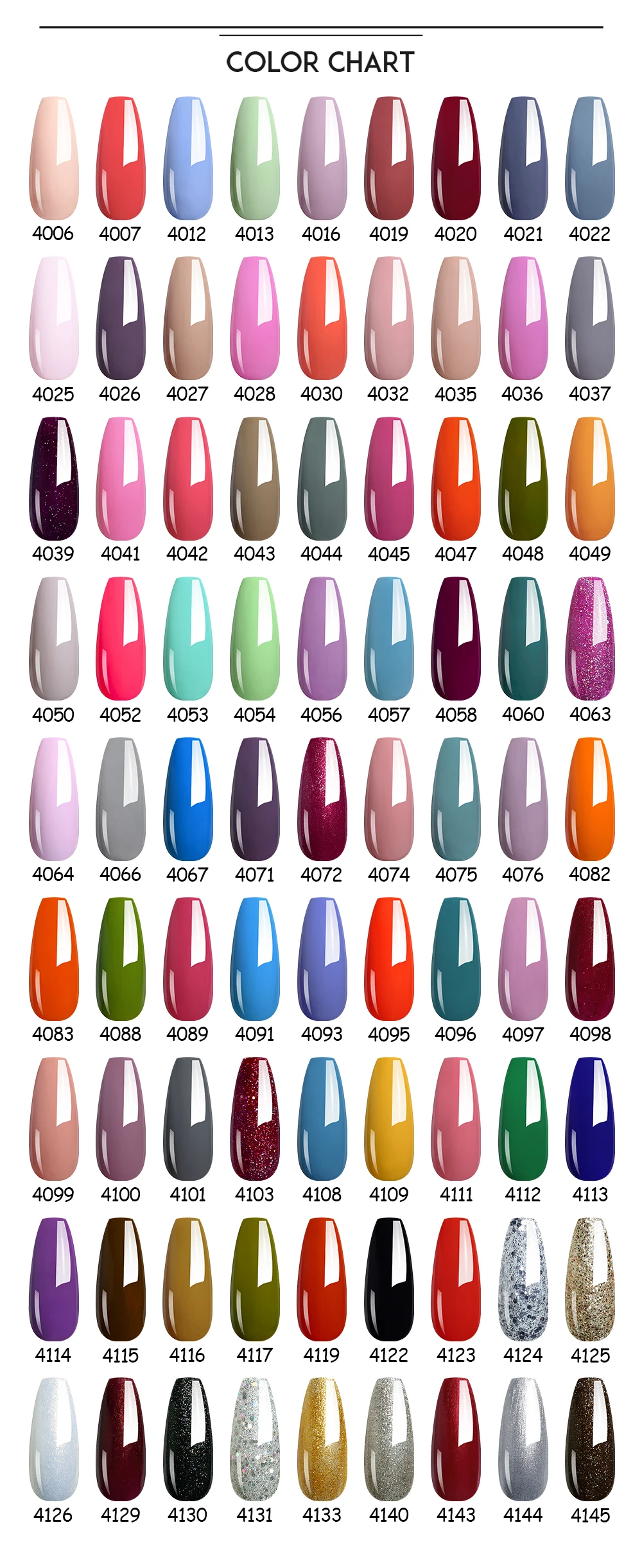 NAILCO-Juego de esmaltes en Gel para uñas, laca híbrida UV LED semipermanente, 8ml, para invierno, 10 unidades