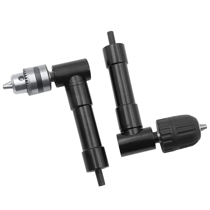 90 gradi Ad Angolo Retto trapano Elettrico Keyless mandrino a tre griffe angolo Trapano a Percussione Adattatore Ad Angolo Retto Bend Adattatore di Estensione