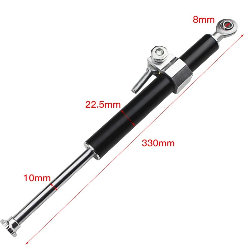 Motorrad-Lenkungsdämpfer Wheel Quadlock für KTM 890 Adventure 330mm Luftdämpfer Super Moto Vibrationsdämpfer Zubehör – Detail 3