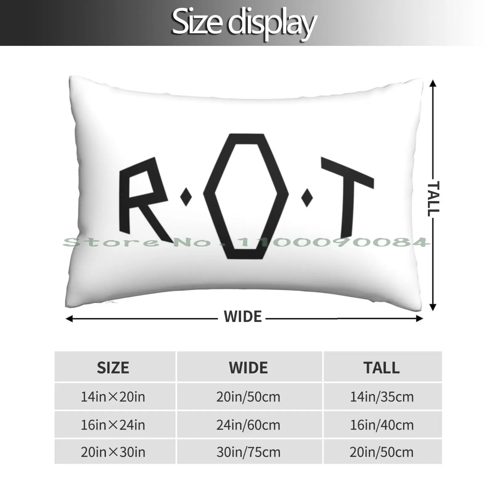 Roger's Trademark Pillow Case 20x30 50*75 Sofa Bedroom Dwayne Johnson Tattoo Long Rectangle Pillowcover Home Outdoor Cushion