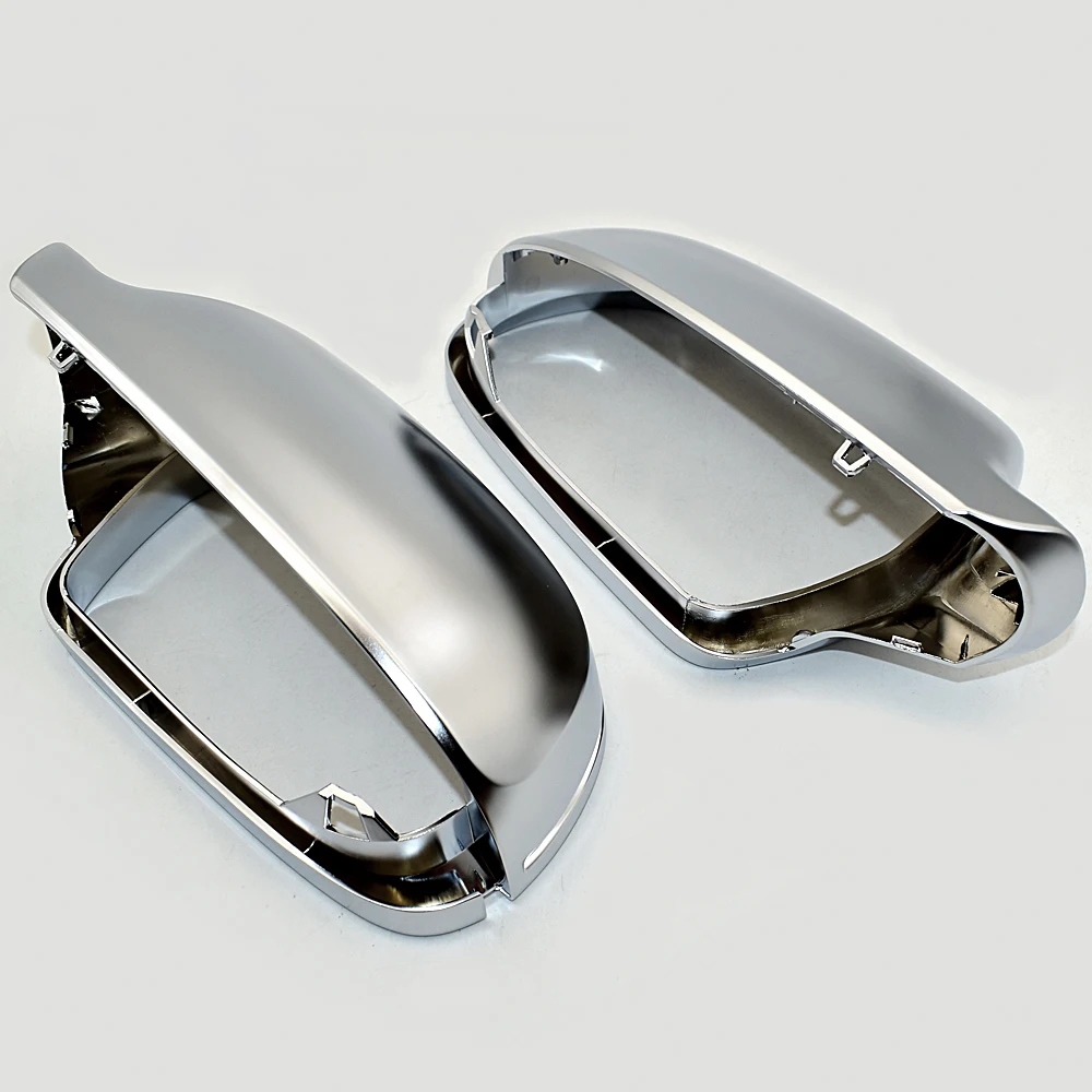 Matt Chrome Mirror Cover Rearview Side Mirror Cap S Line For Audi A3 A4 A5 B8.5 B8K 2011-2016 8F0857527B 8F0857528B