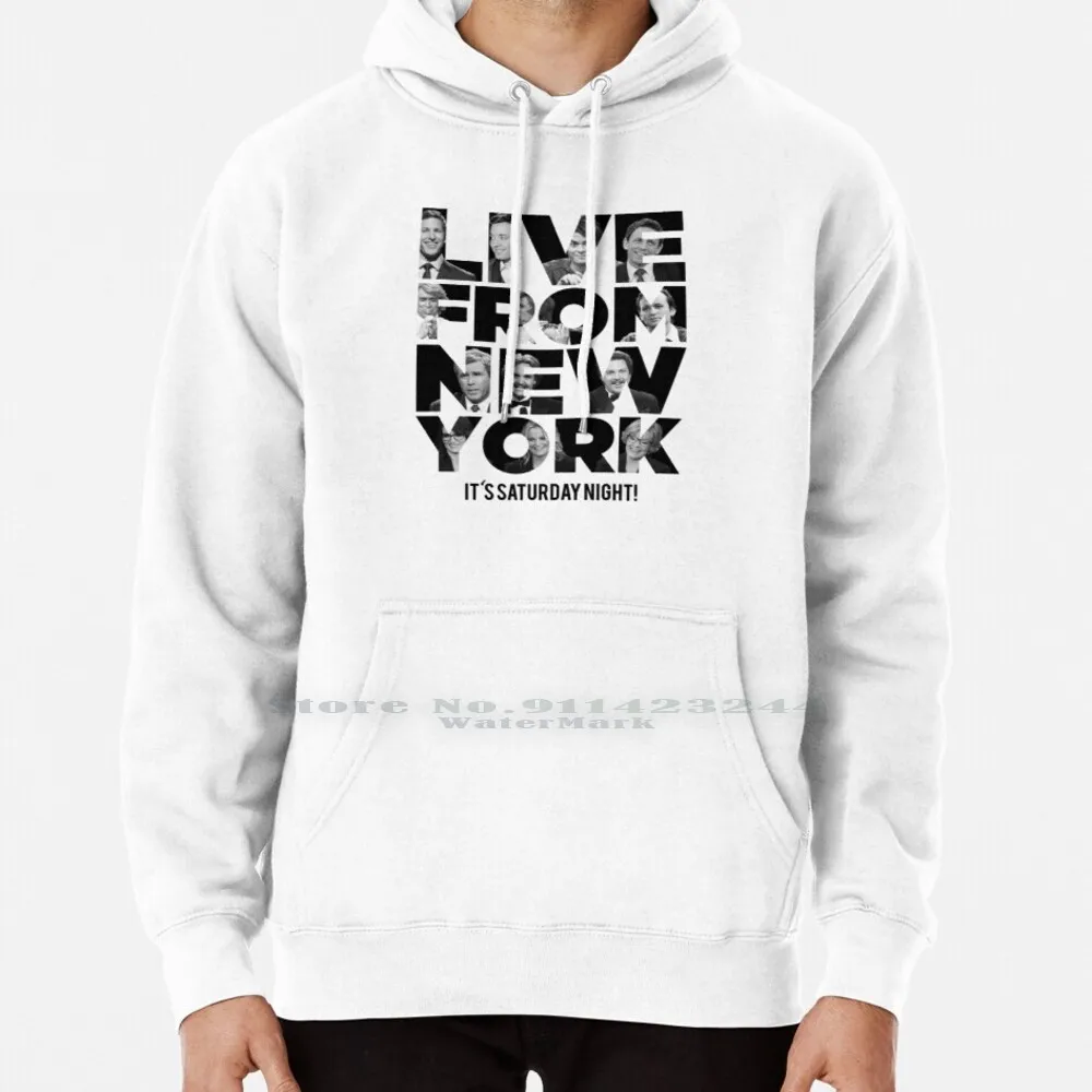 Live From New York , It's Saturday Night-Saturday Night Live Hoodie Sweater 6xl Cotton Saturday Night Live Snl Live From New