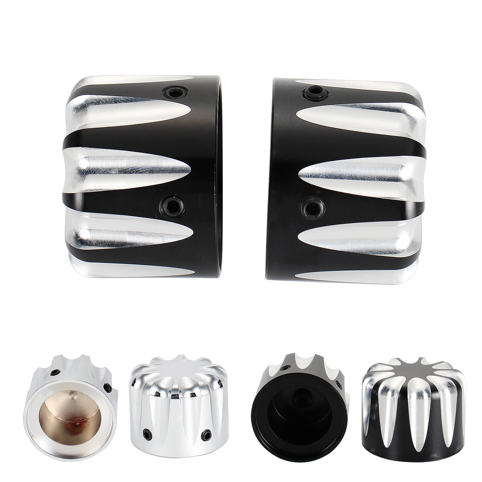 Front 29MM Axle Nut Covers Cap Inner Diameter Aluminum For Harley FLDE FLHCS FLSB FXBB FXBR FXBRS 2018-later Motorcycle