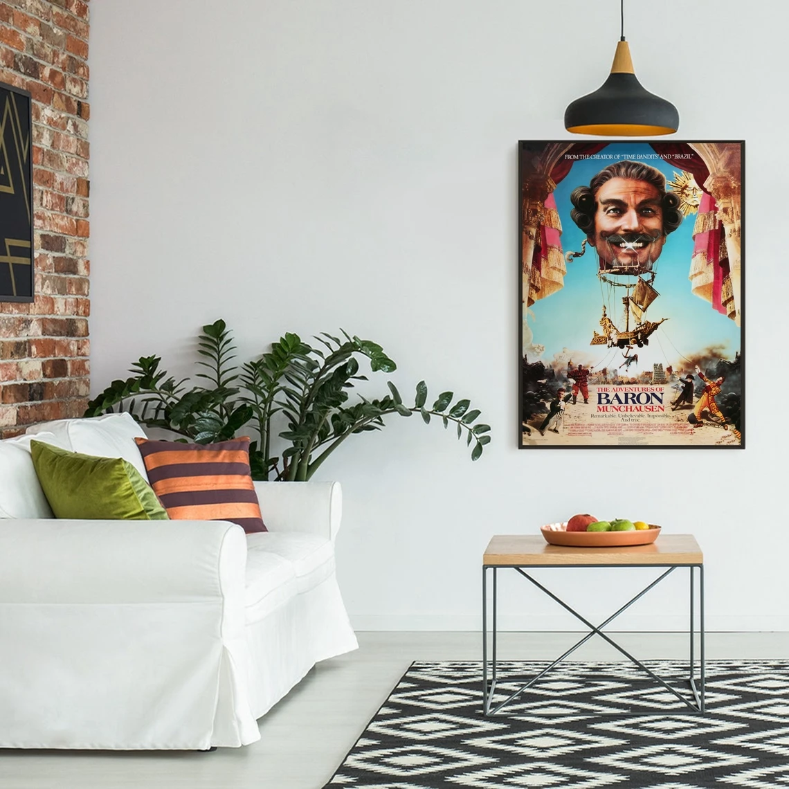 Tha Adventures of Baron Munchausen ملصق الفيلم ديكور المنزل طلاء جدران (بدون إطار) #6