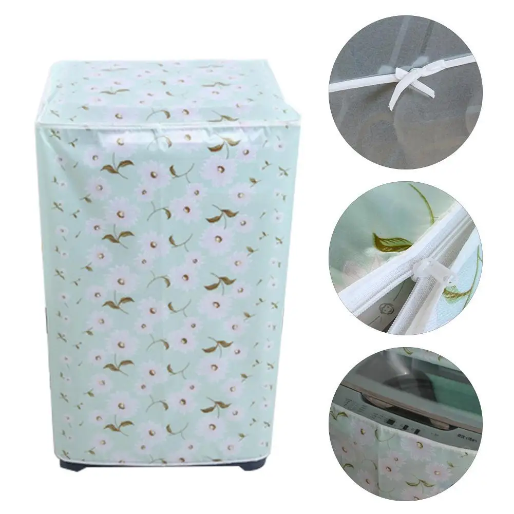 NEW Waterproof Washing Machine Cover Dustproof Zipper Cover Washing Machine Protector #CW