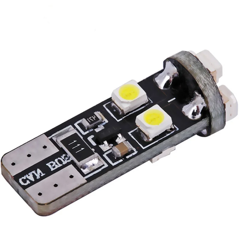 500pcs canbus T10 8SMD 3528 1210 LED Canbus No OBC Error 194 168 W5W T10 led canbus Interior bulb White