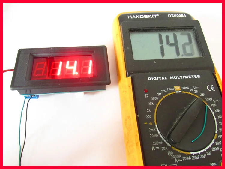 Voltímetro icl7107, peças para kit diy, produção eletrônica de cabeçote, voltímetro digital