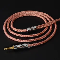 NiceHCK C16-3 Cable de cobre de alta pureza de 16 núcleos, enchufe de 3,5/2,5/4,4mm MMCX/2 pines/QDC/NX7 Pin para ZSX C12 C9 TFZ NiceHCK NX7 Pro/DB3