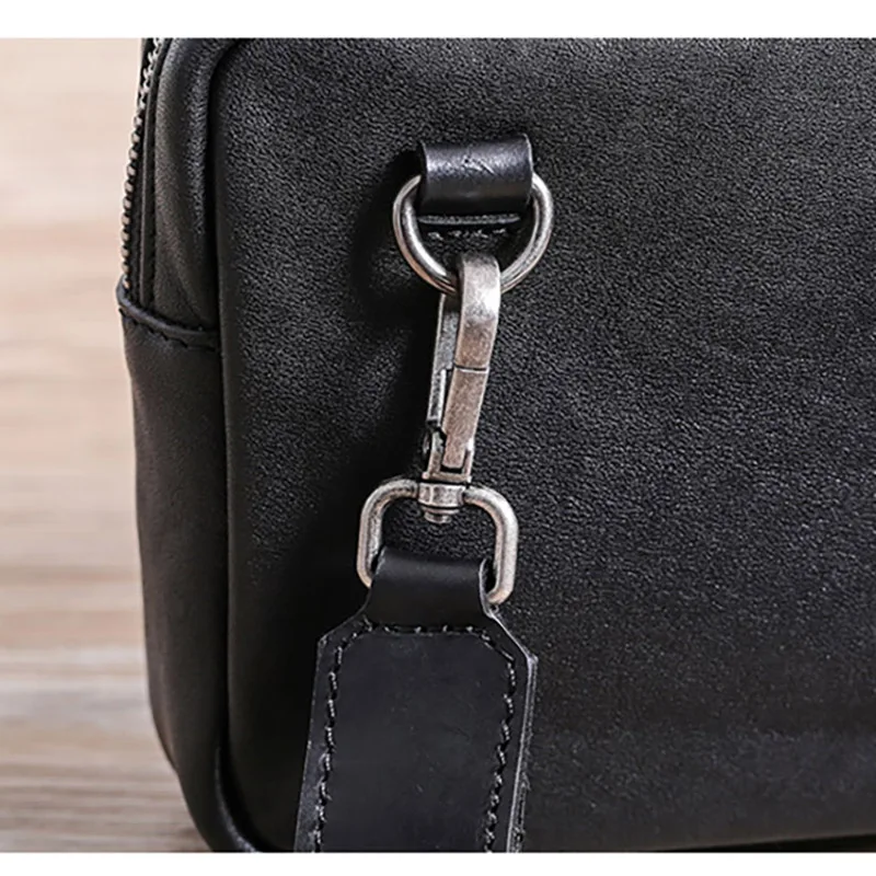 AETOO Leder schräge quer tasche, männer casual einfache mode schulter tasche, kopf schicht gepflanzt bullskin männer kleine tasche