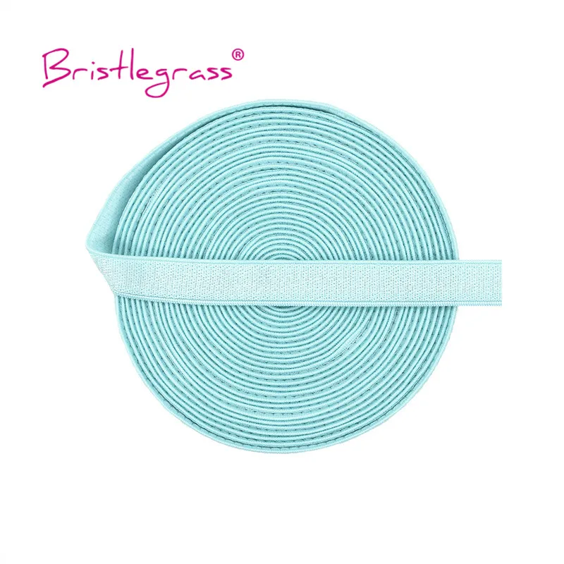 BRISTLEGRASS 2 5 10 Yard 3/8" 10 mm glänzender Nylon-BH-Träger, elastisches Spandex-Satinband, Schulterband, Unterwäsche, Dessous, Nähbesatz – Detail 18