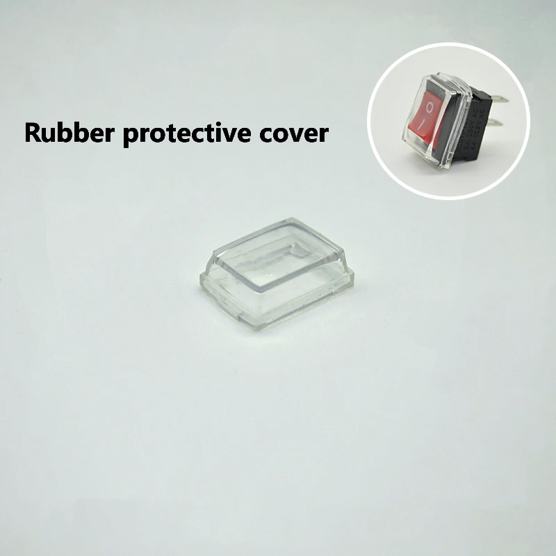 30 Pces Boxed Knop Schakelaar 10X15Mm Spst 2pin 3a 250V Kcd11 Snap-In Rocker Switch on/Off 10Mm * 15Mm Zwart Rood En Wit