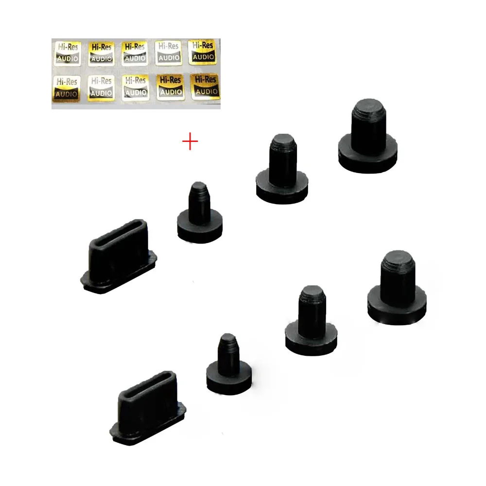 2Sets Dust Plug for FiiO M11 Plus M11S / M11 Pro / M15S / M15 / M9 / X5 III / X7 / Shanling M6 Pro 4.4MM 3.5MM 2.5MM Jack