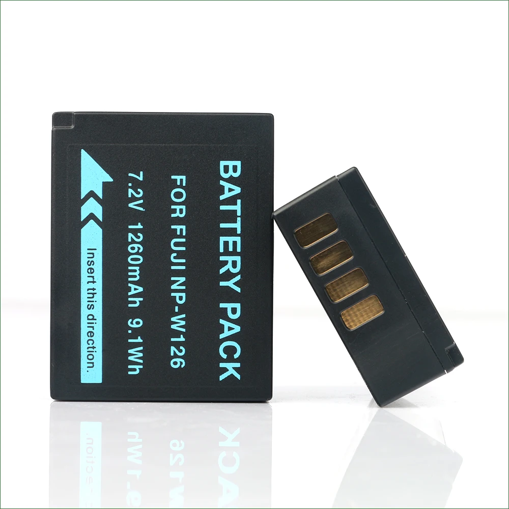 NP-W126 W126S Pin + 2 Cổng USB Sạc Cho Máy Ảnh Fujifilm X-E2S X-E3 X-T1 X-T2 X-T3 X-T10 X-T20 X-T30 X-T100 X-T200 X-H1 x-M1 X-S10