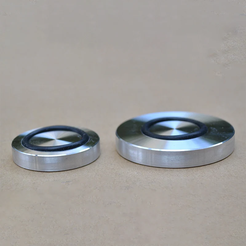3/3.5/4/4.5/5/6cm Furniture Leg Coffee Glass Table Bracket Foot Support Rods Round Aluminum Pie Decorative Part