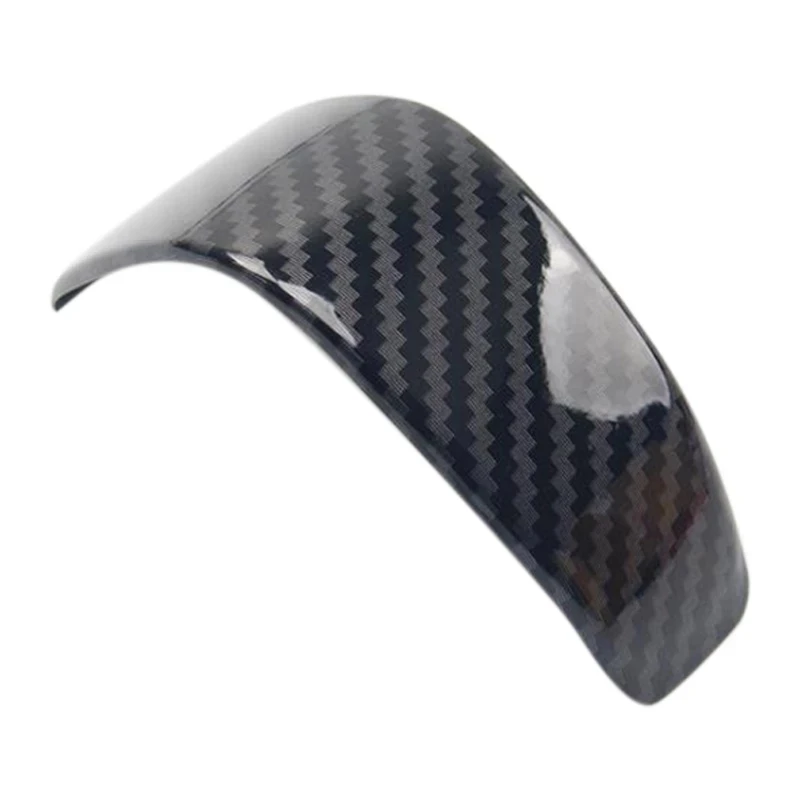 1Pc For Carbon Fiber Stainless Steel Gear Shift Knob Decorator Cover Trim for Ford Ranger Everest Endeavor 2015+ Car Accessories