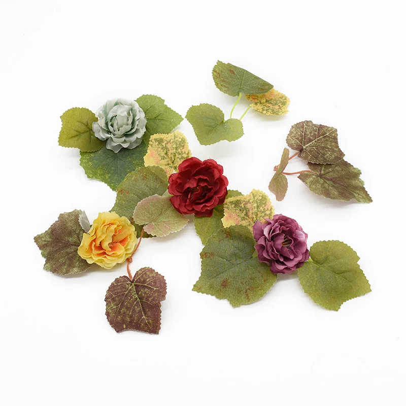 10/20 Stück künstliche Blätter, Simulation von Grünpflanzen, Dekorationen, DIY, Zuhause, Hochzeit, Gartendekoration, gefälschte Blätter, Süßigkeitenboxen – Detail 14